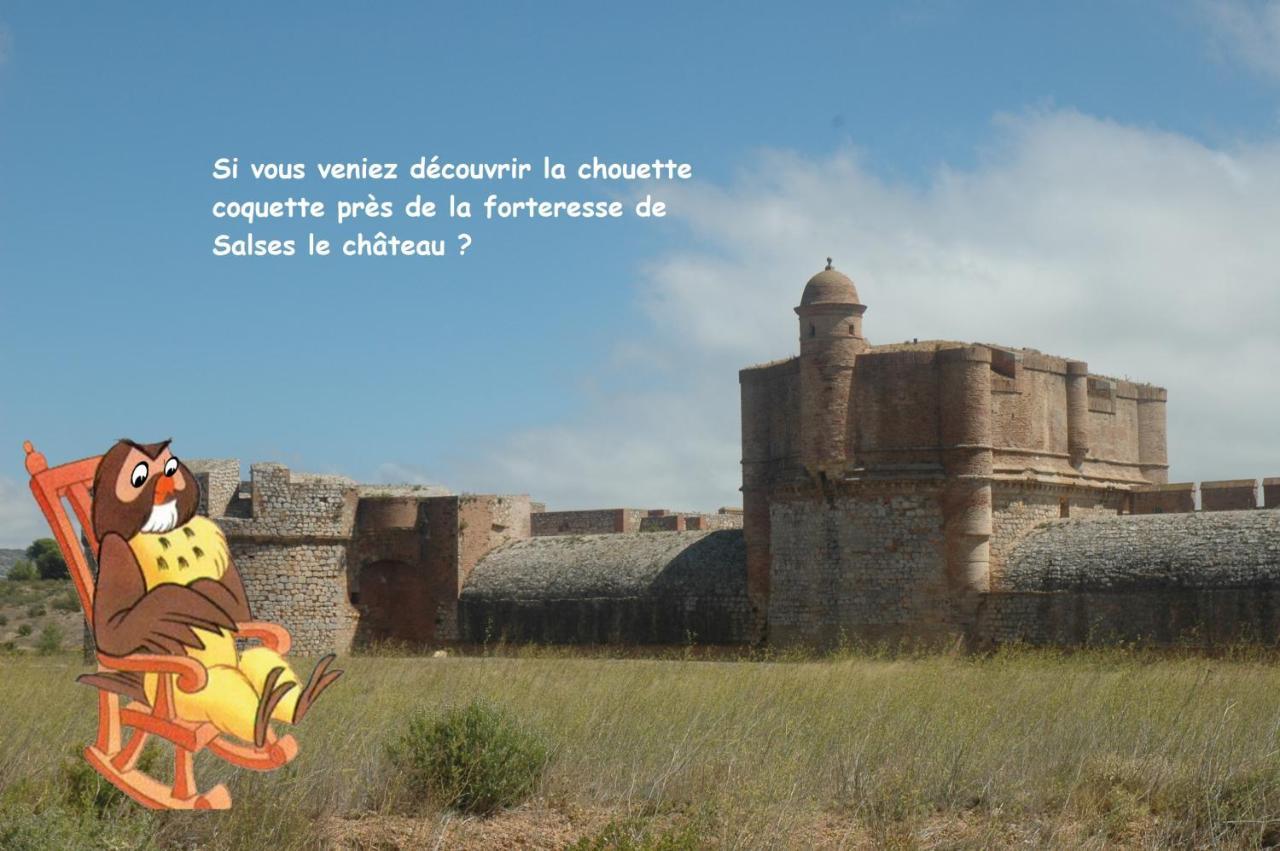 Chouette Coquette Villa Salses-le-Chateau Exterior photo